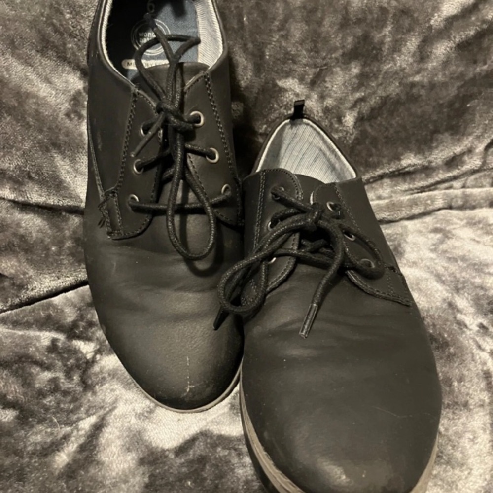 Wonder Nation Black Kids Dress Shoes
